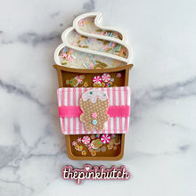 Load image into Gallery viewer, Gingerbread Latte Wood Shaker -Pink
