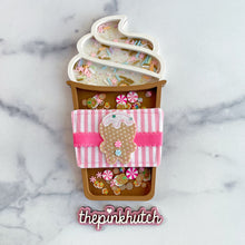 Load image into Gallery viewer, Gingerbread Latte Wood Shaker - Pink - Group B
