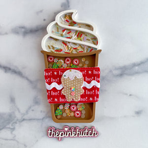 Gingerbread Latte Wood Shaker - Red - Group B