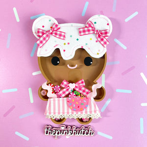 Gidget Gingerbread Wood Shaker