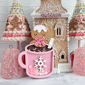 Gingerbread in Pink Cocoa Shaker