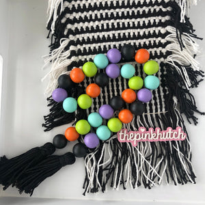 Halloween Wood Bead Garland - Group C