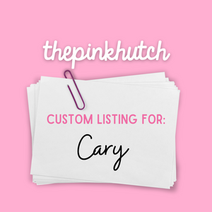 Custom Listing for Cary 11.19