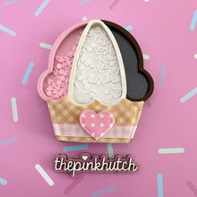 Load image into Gallery viewer, Waffle Cone Sundae - Neopolitan
