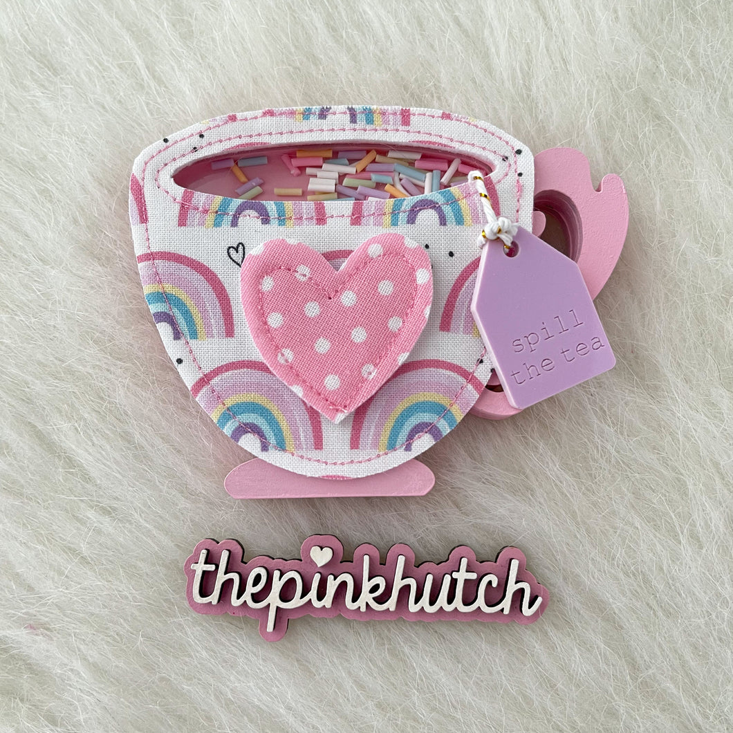 Cuppa Tea Shaker - Pastel Rainbow