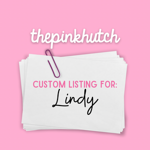 Custom Listing for Ms. Lindy 10.14