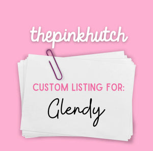 Custom Listing for Glendy 11.22