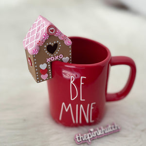 Valentines Gingerbread Tiny House