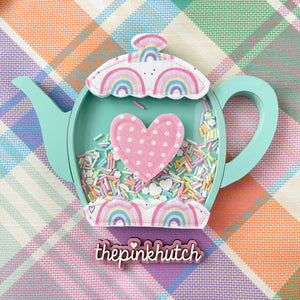 Teapot Shaker - Pastel Rainbow