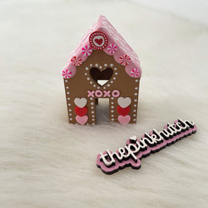 Valentines Gingerbread Tiny House