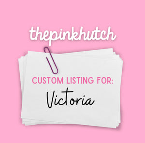 Custom Listing for Victoria 8.24