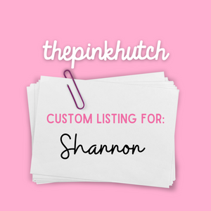 Custom Pencil for Shannon