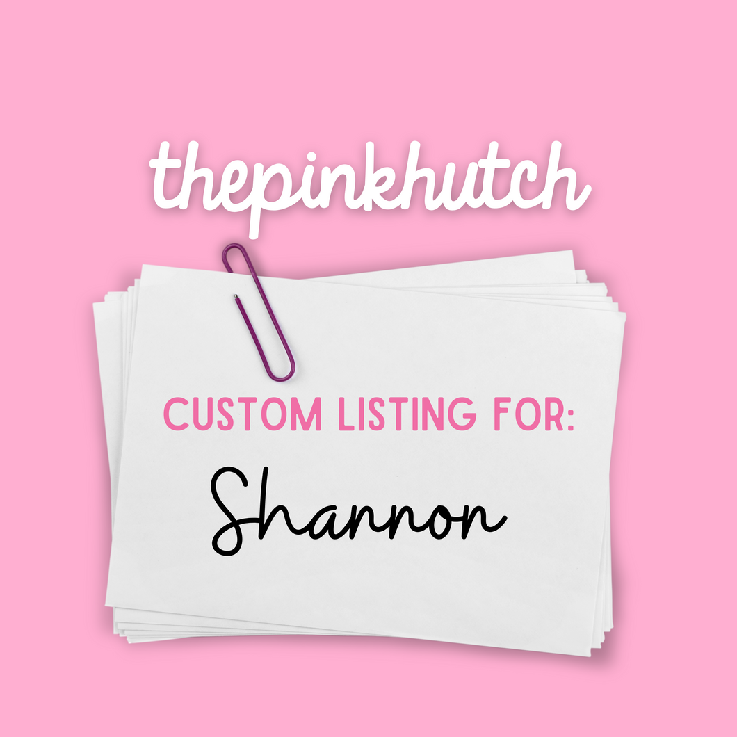 Custom Pencil for Shannon